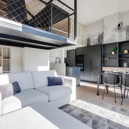 Designer Loft Holesovice, Parking, Balcony 아파트 *