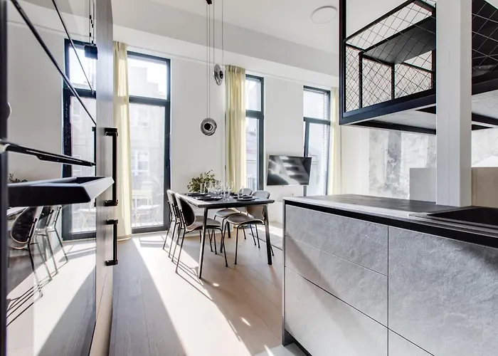 شقة Designer Loft Holesovice, Parking, Balcony براغ