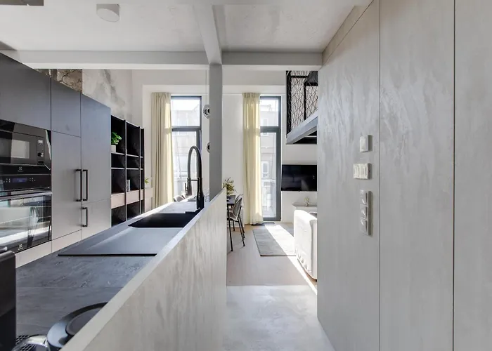 شقة Designer Loft Holesovice, Parking, Balcony براغ