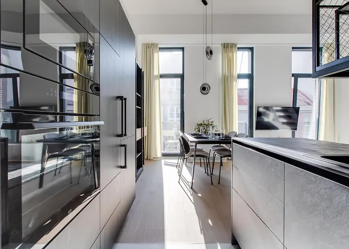 Designer Loft Holesovice, Parking, Balcony *